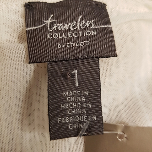 Chico's Traveller's women's size 1 or Medium zebra tank NWT - Picture 5 of 7